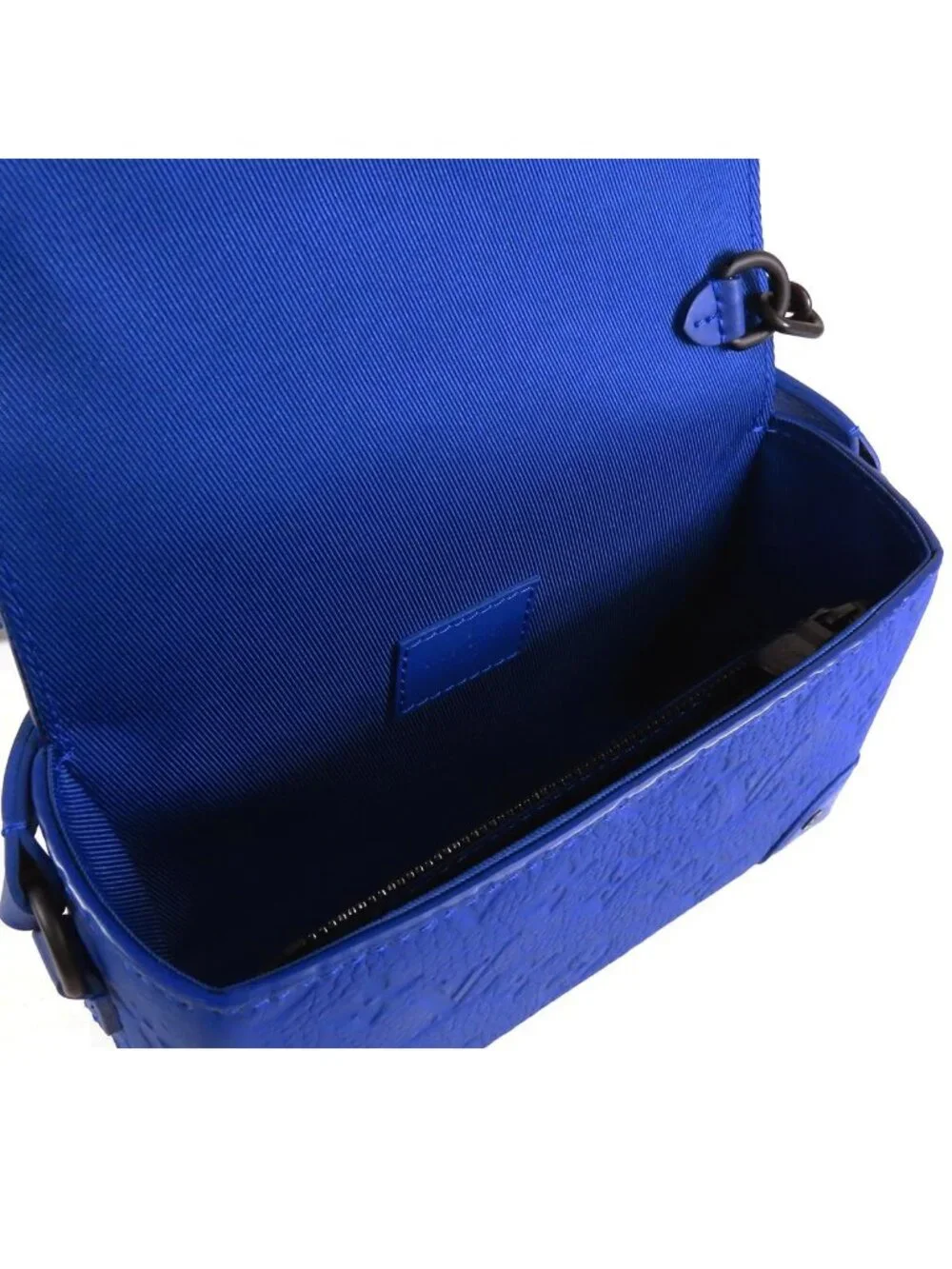 Louis Vuitton Steamer Wearable Wallet Blue Monogram Taurillon Shoulder Bag
